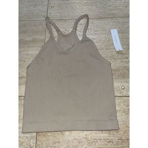 NWT ODODOS Size XS/S‎ Beige Top Shirt Tank